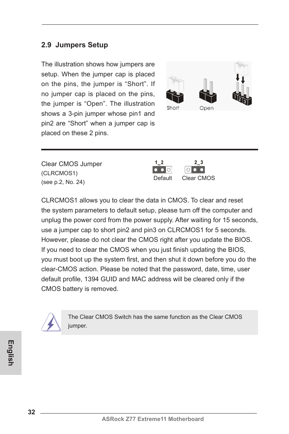 ASRock Z77 Extreme11 User Manual | Page 32 / 241