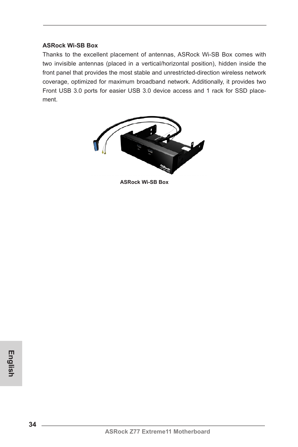 English | ASRock Z77 Extreme11 User Manual | Page 34 / 241