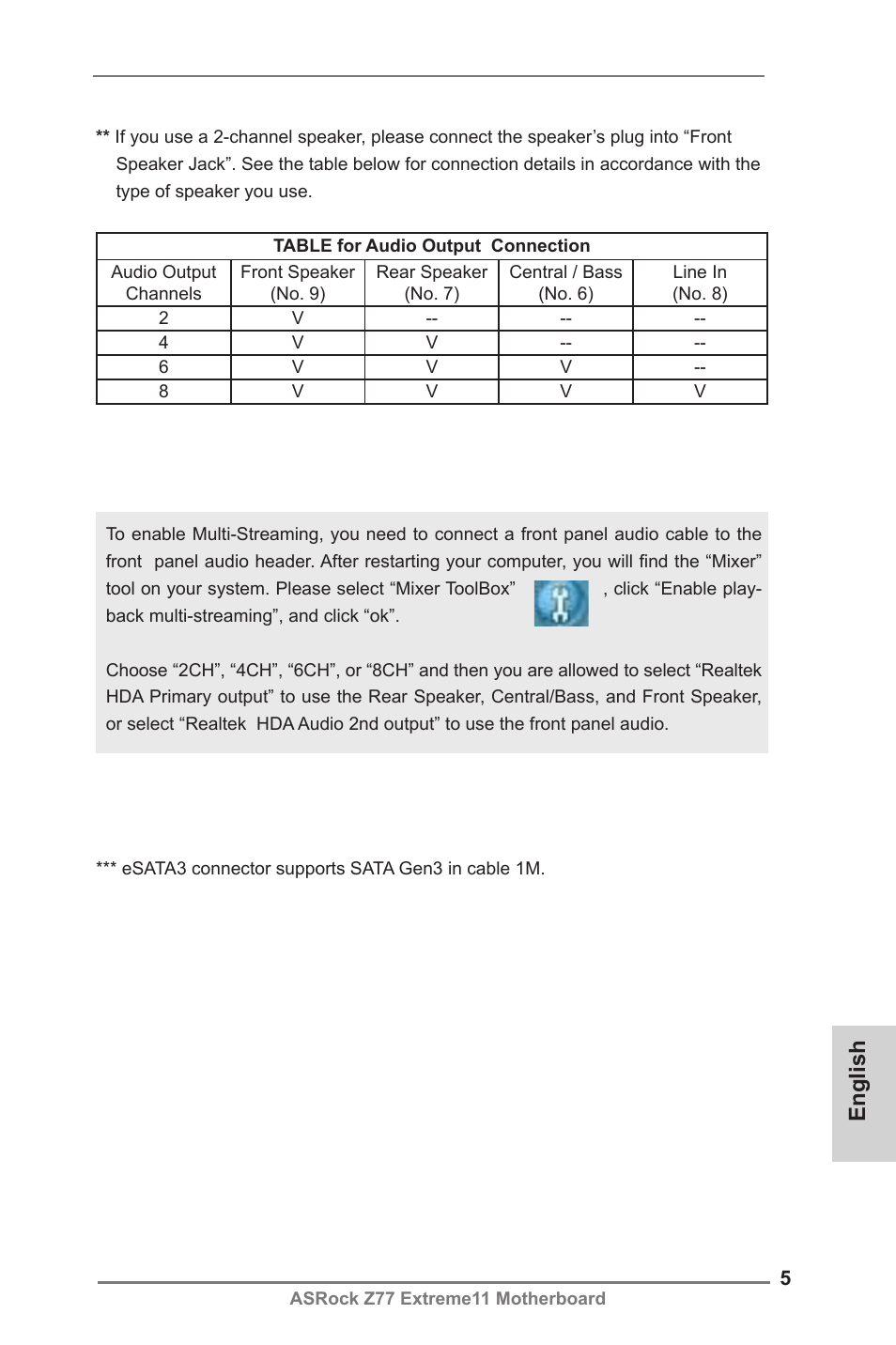 English | ASRock Z77 Extreme11 User Manual | Page 5 / 241