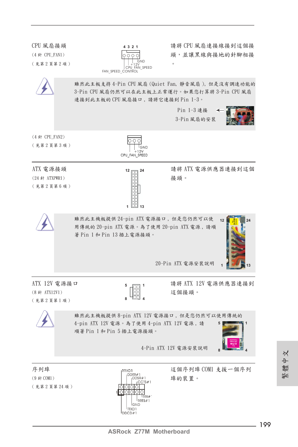 繁體中文 | ASRock Z77M User Manual | Page 199 / 210