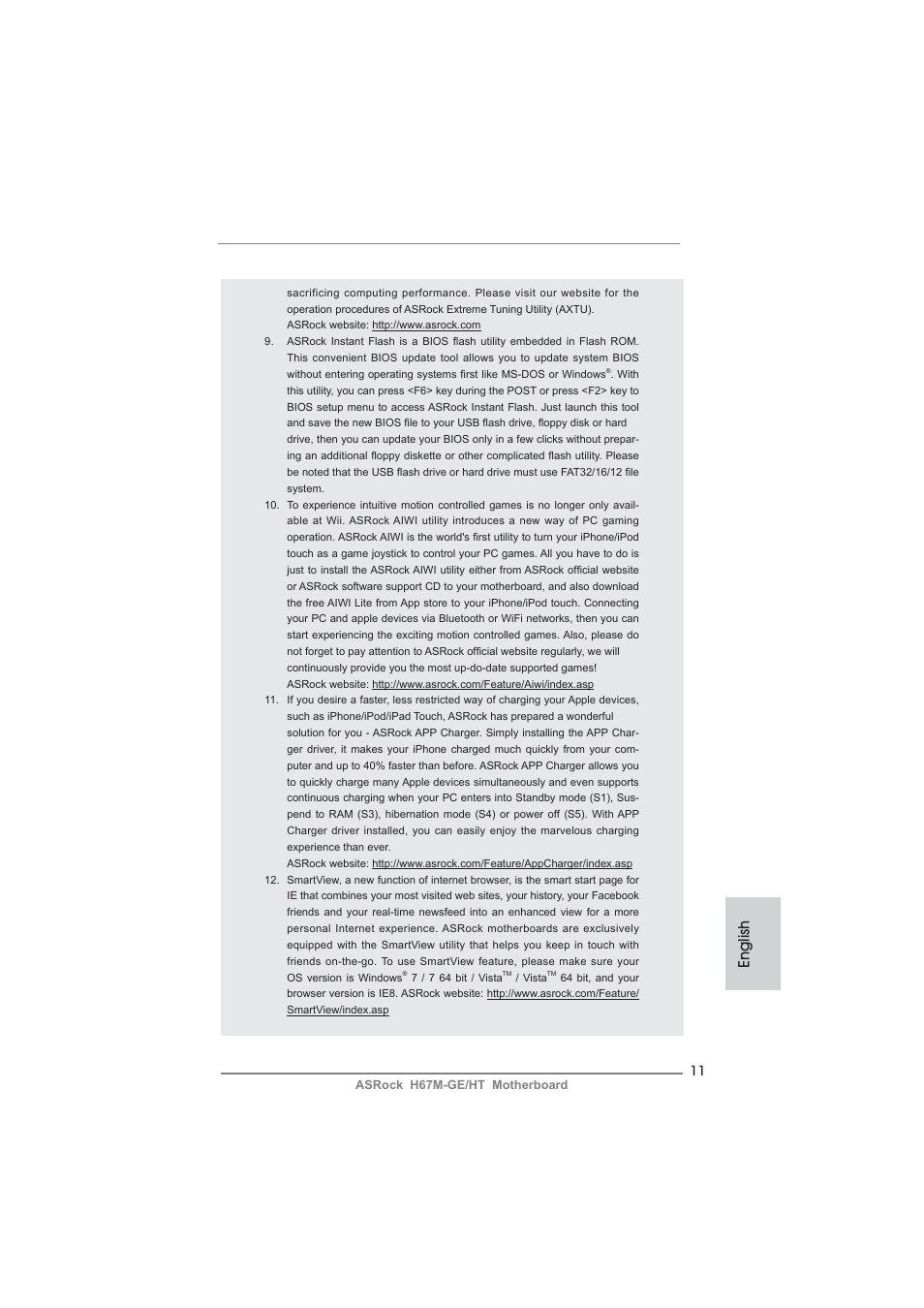English | ASRock H67M-GE__HT User Manual | Page 11 / 271