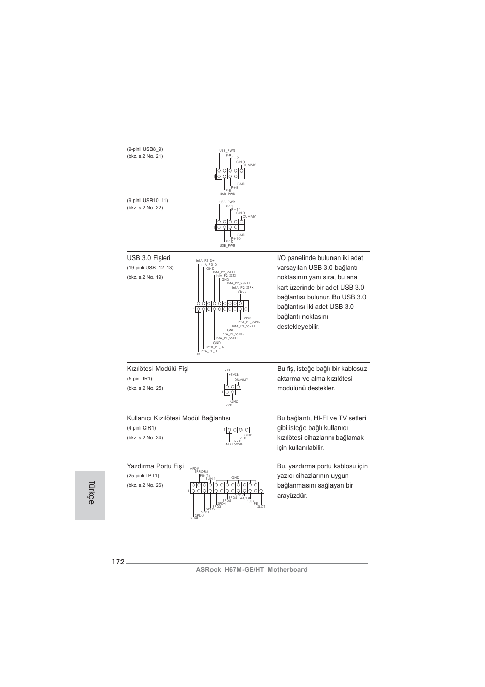 Türkçe | ASRock H67M-GE__HT User Manual | Page 172 / 271