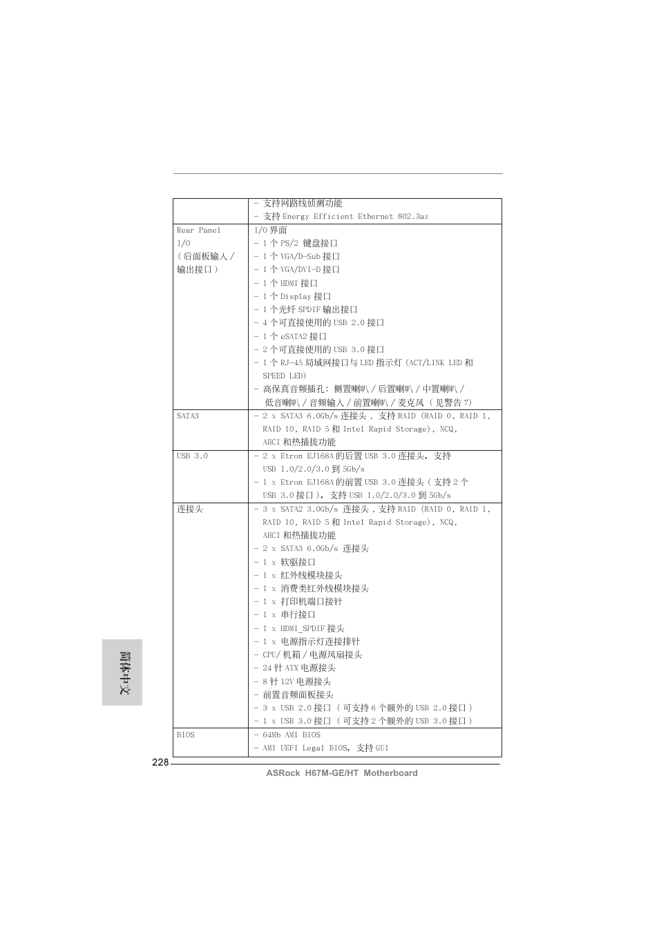 簡體中文 | ASRock H67M-GE__HT User Manual | Page 228 / 271