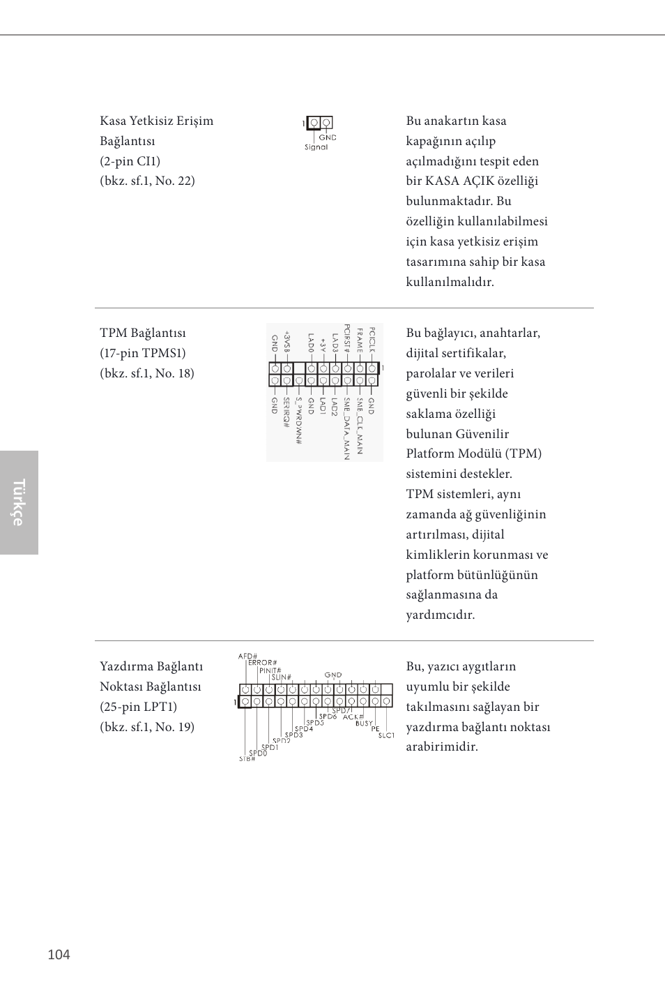 Türk çe | ASRock H81M User Manual | Page 106 / 163