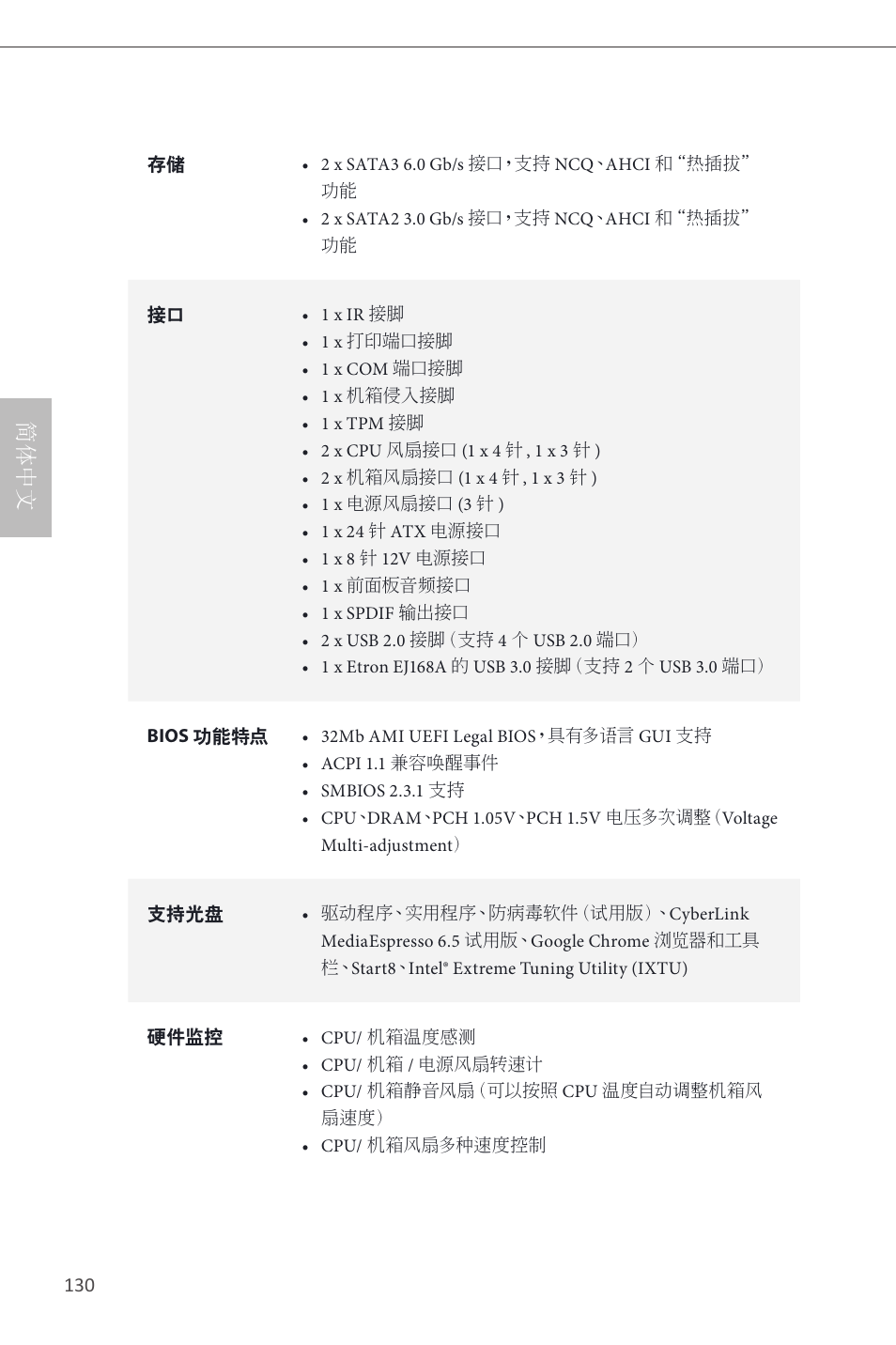 简体中文 | ASRock H81M User Manual | Page 132 / 163