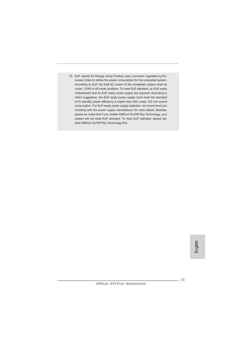 ASRock A75 Pro4 User Manual | Page 11 / 282