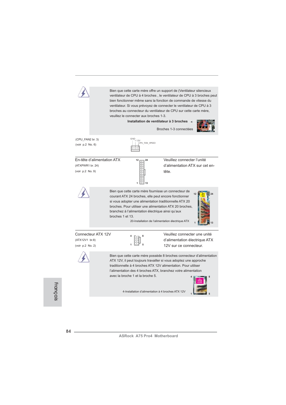 Français | ASRock A75 Pro4 User Manual | Page 84 / 282