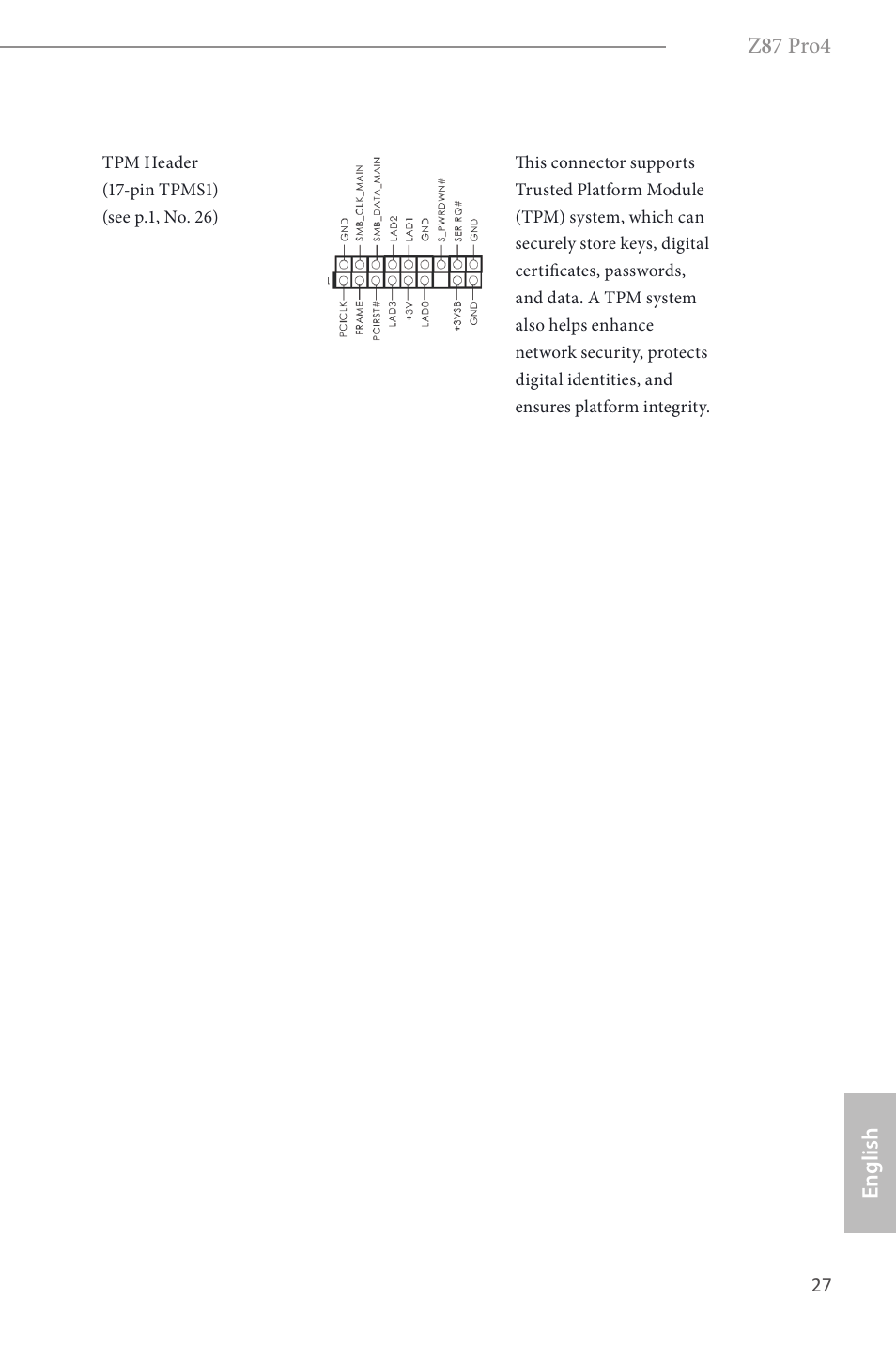 Z 8 7 pro4, English | ASRock Z87 Pro4 User Manual | Page 29 / 163