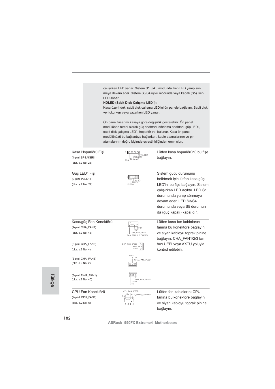 Türkçe | ASRock 990FX Extreme4 User Manual | Page 182 / 281