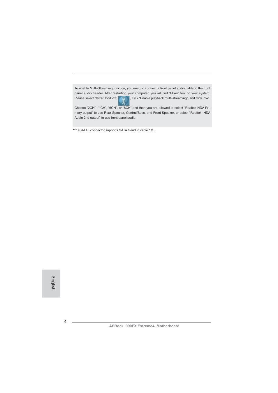 English | ASRock 990FX Extreme4 User Manual | Page 4 / 281