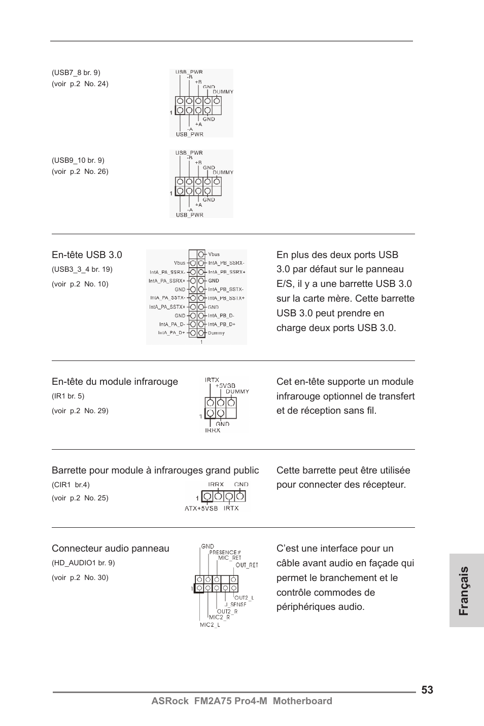 Français | ASRock FM2A75 Pro4-M User Manual | Page 53 / 164