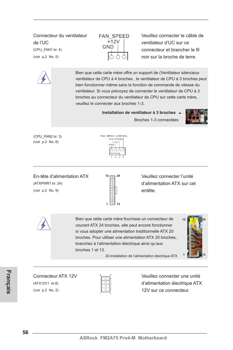 Français | ASRock FM2A75 Pro4-M User Manual | Page 56 / 164