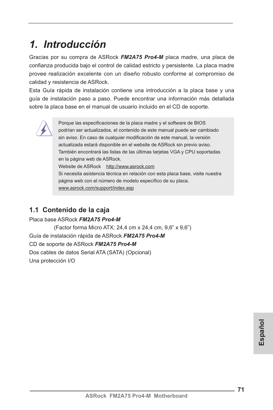 ASRock FM2A75 Pro4-M User Manual | Page 71 / 164