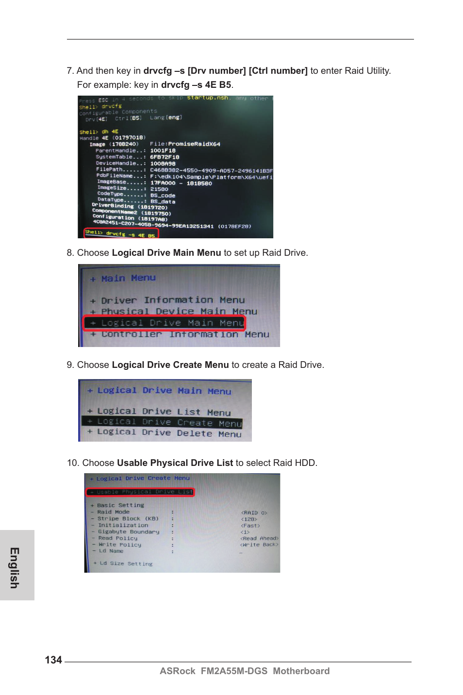 English | ASRock FM2A55M-DGS User Manual | Page 134 / 138