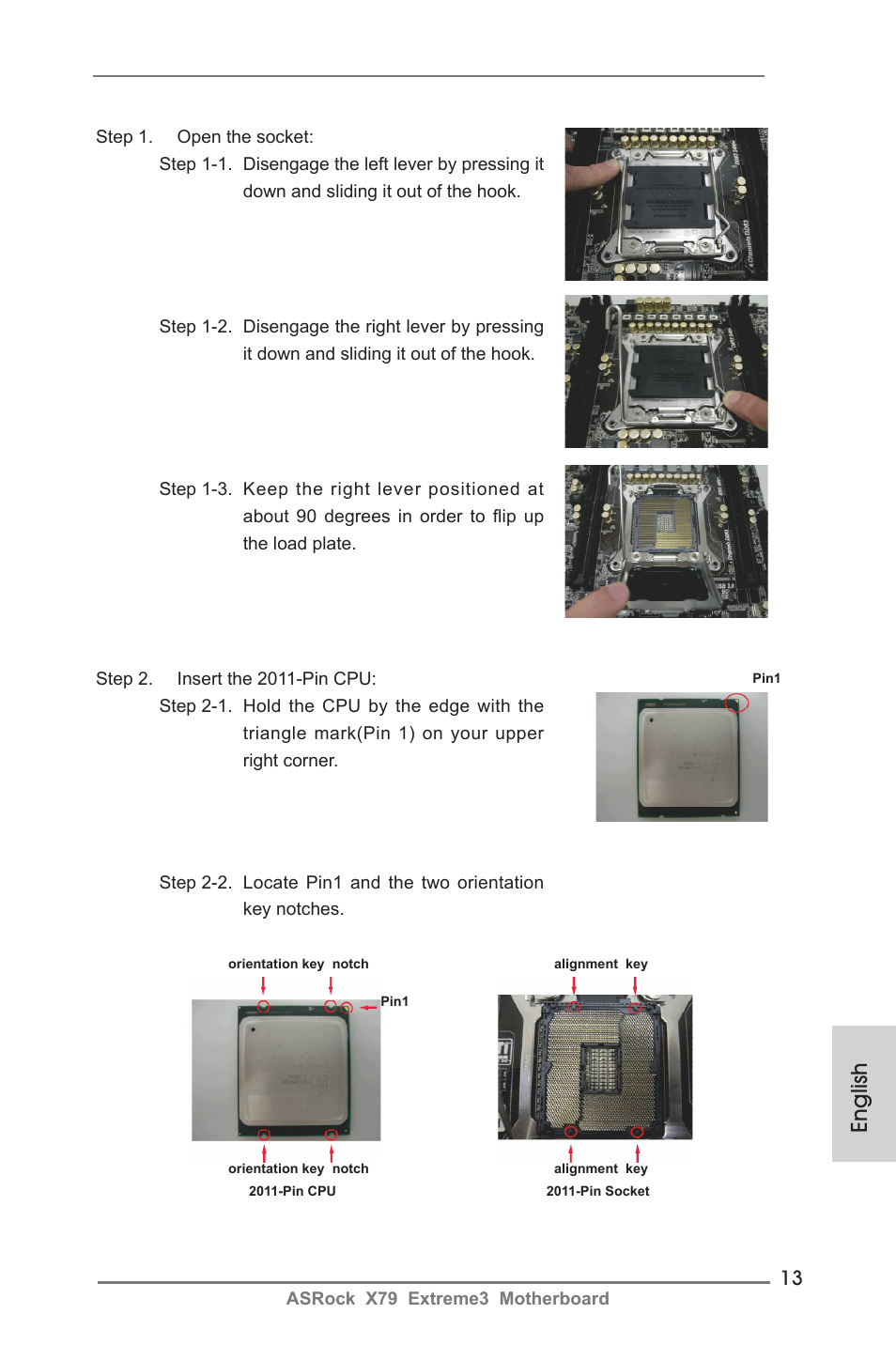 English | ASRock X79 Extreme3 User Manual | Page 13 / 204