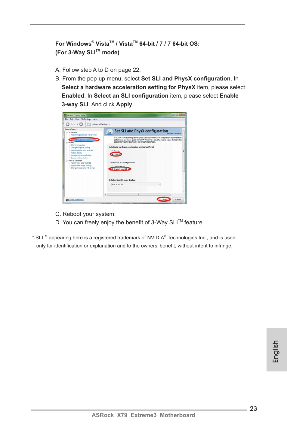 English | ASRock X79 Extreme3 User Manual | Page 23 / 204