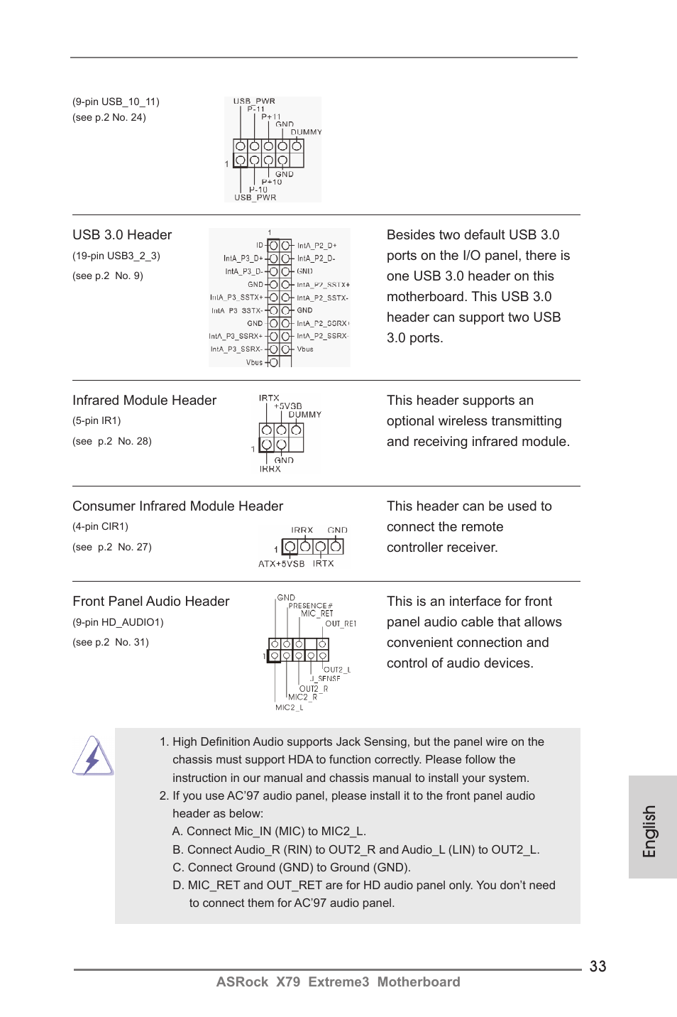 English | ASRock X79 Extreme3 User Manual | Page 33 / 204