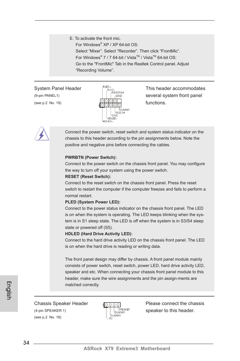 English | ASRock X79 Extreme3 User Manual | Page 34 / 204