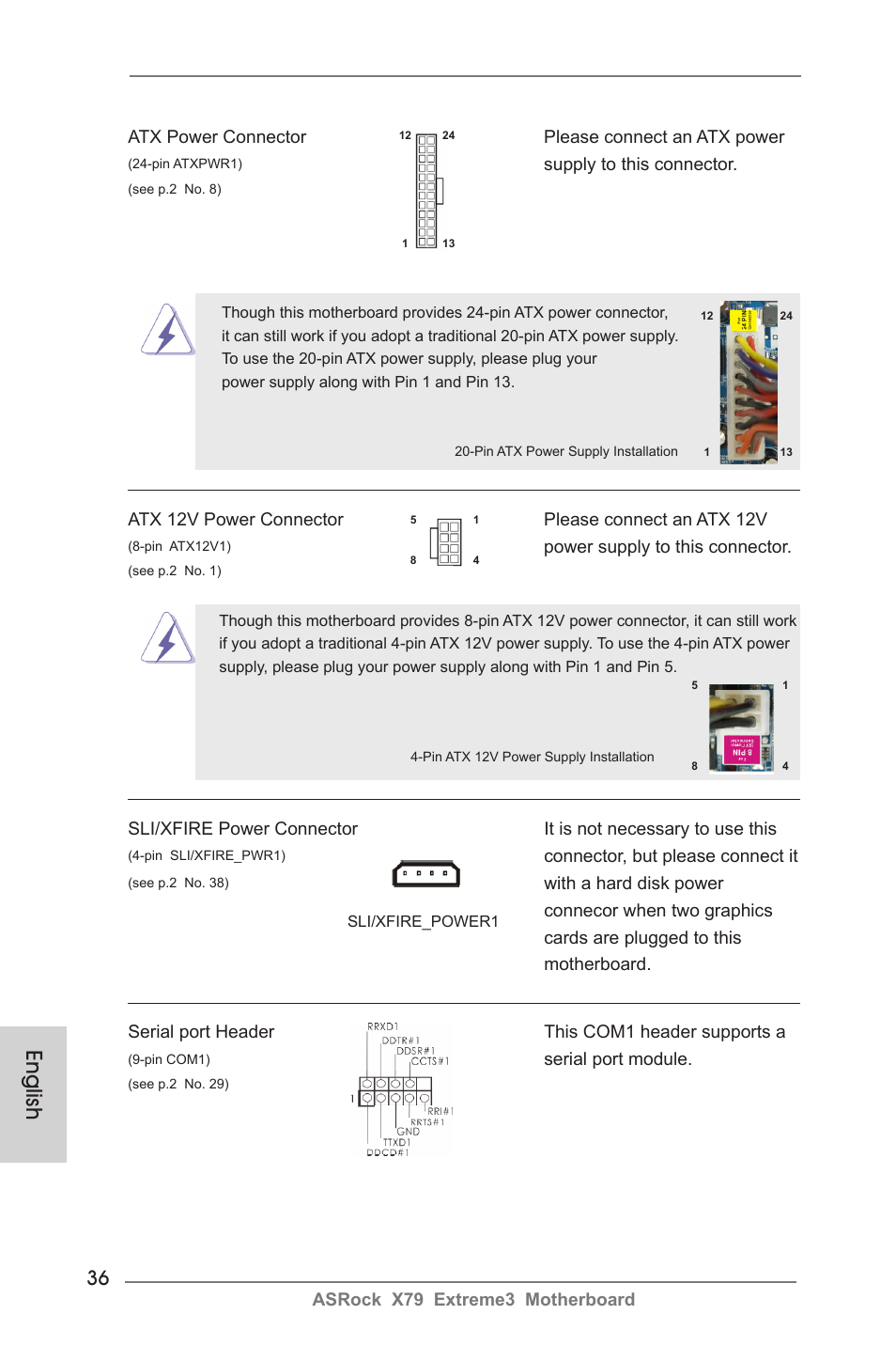 English | ASRock X79 Extreme3 User Manual | Page 36 / 204