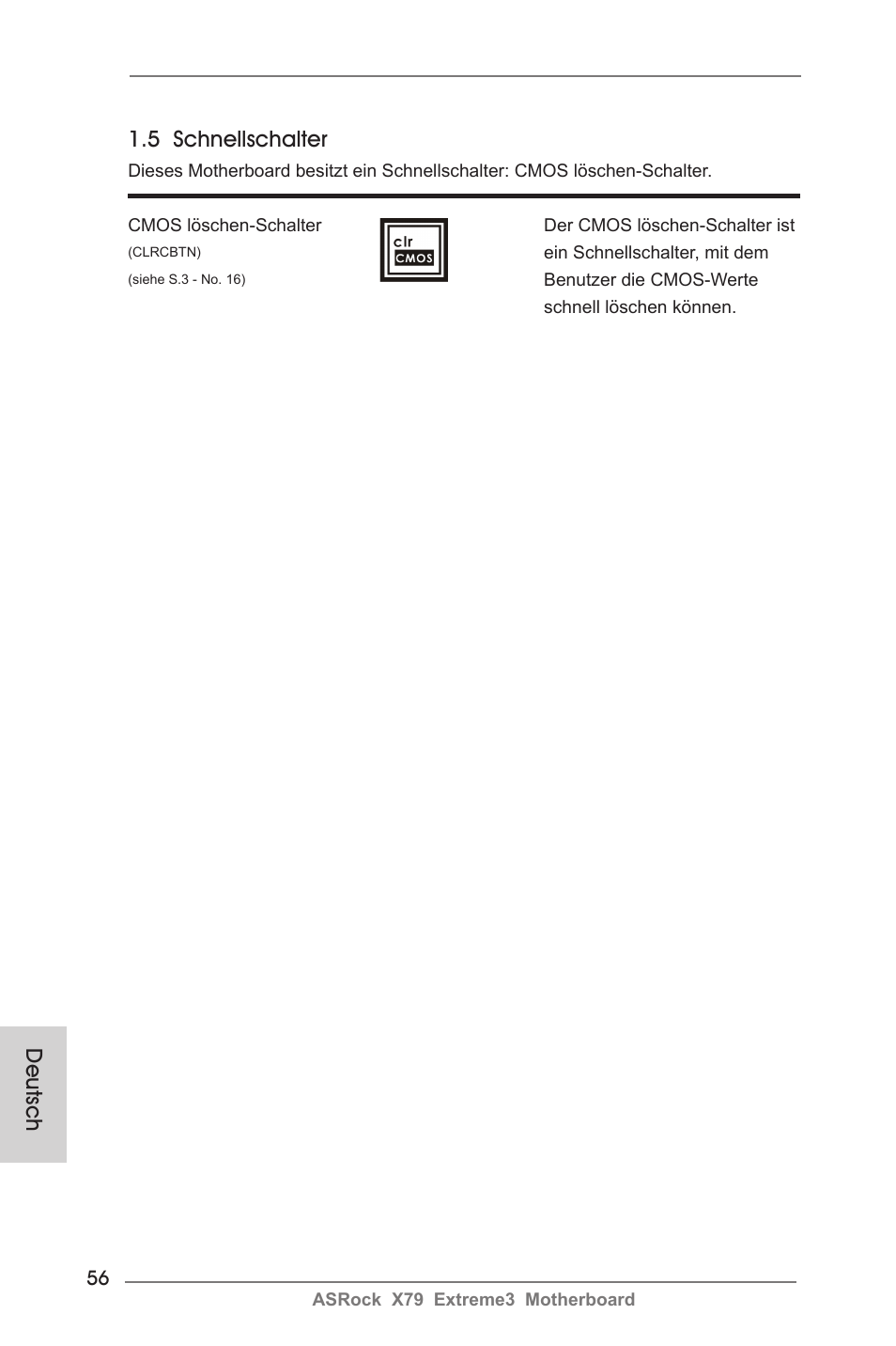 Deutsch 1.5 schnellschalter | ASRock X79 Extreme3 User Manual | Page 56 / 204