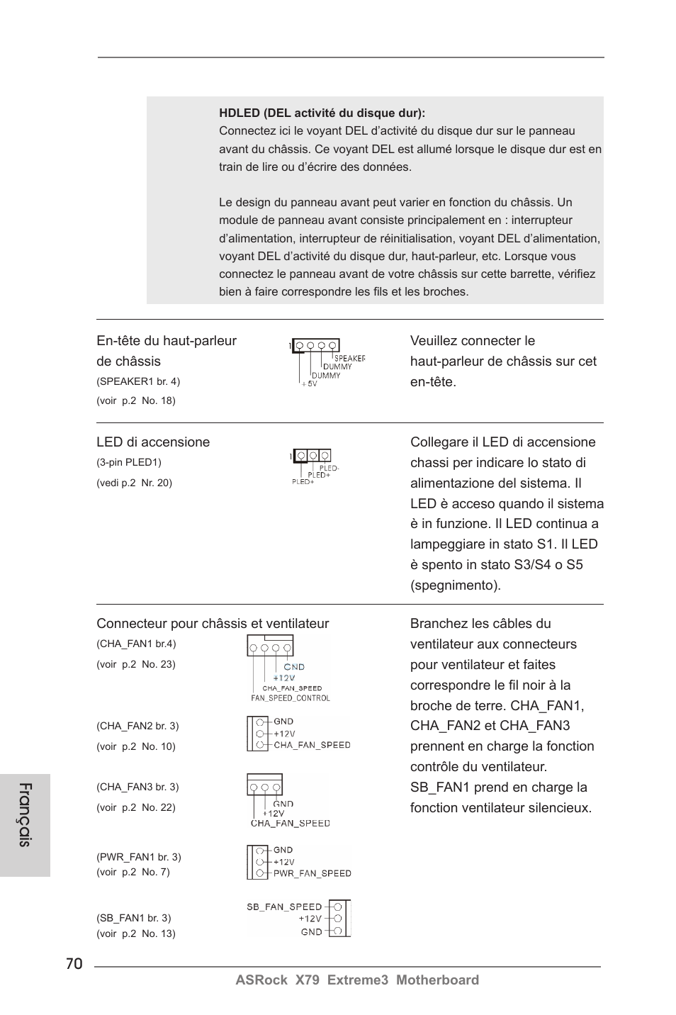 Français | ASRock X79 Extreme3 User Manual | Page 70 / 204
