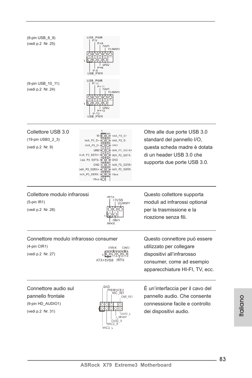 Italiano | ASRock X79 Extreme3 User Manual | Page 83 / 204