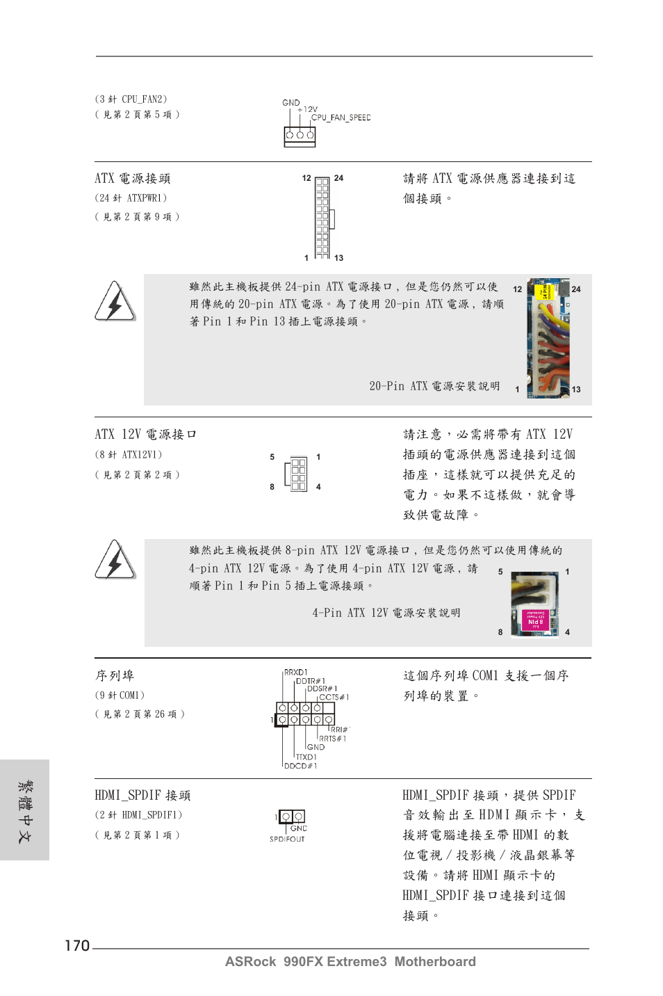 繁體中文 | ASRock 990FX Extreme3 User Manual | Page 170 / 182