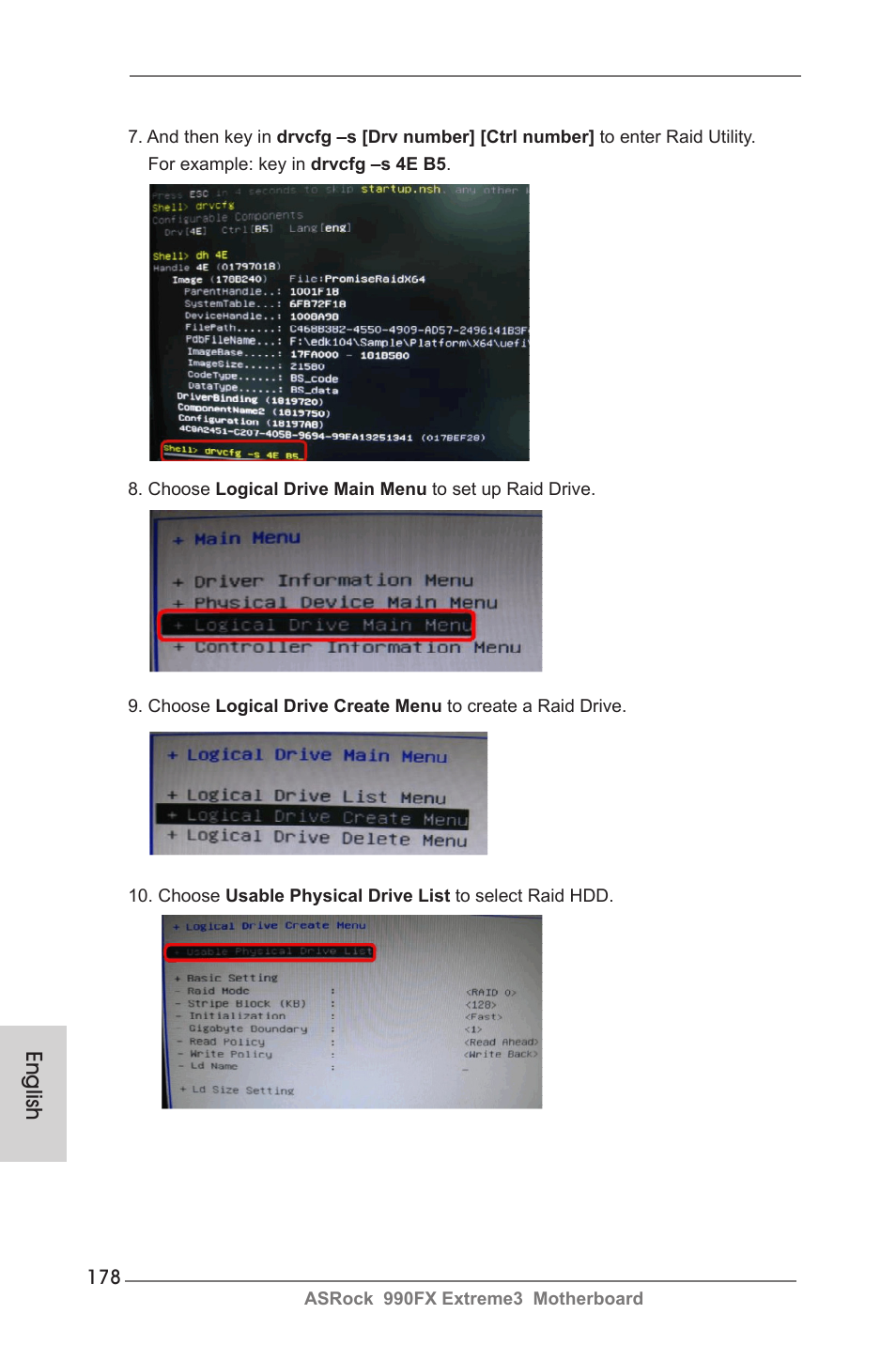 English | ASRock 990FX Extreme3 User Manual | Page 178 / 182