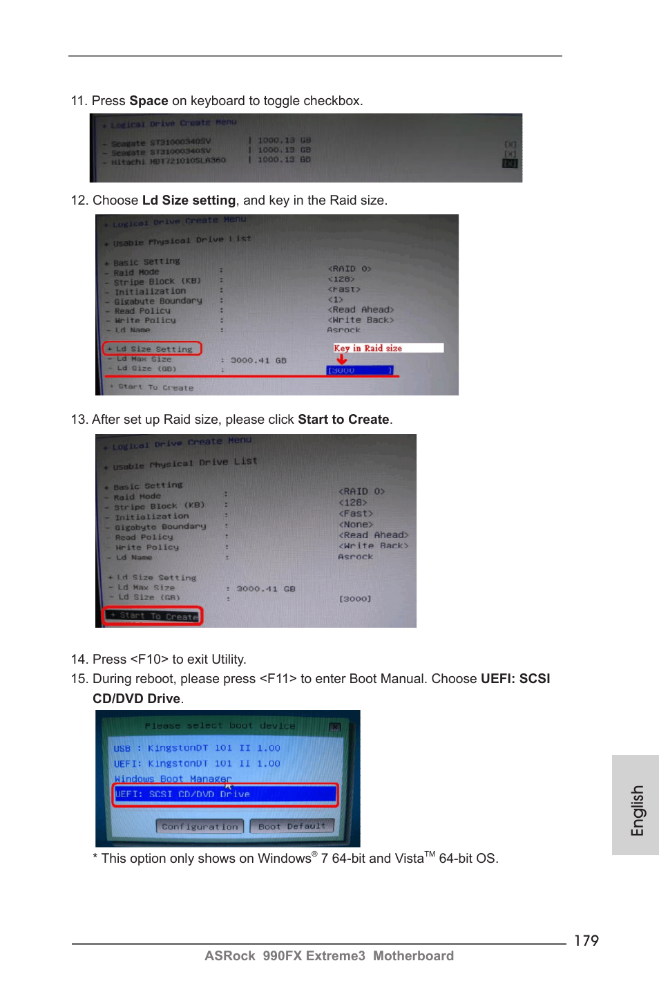 English | ASRock 990FX Extreme3 User Manual | Page 179 / 182