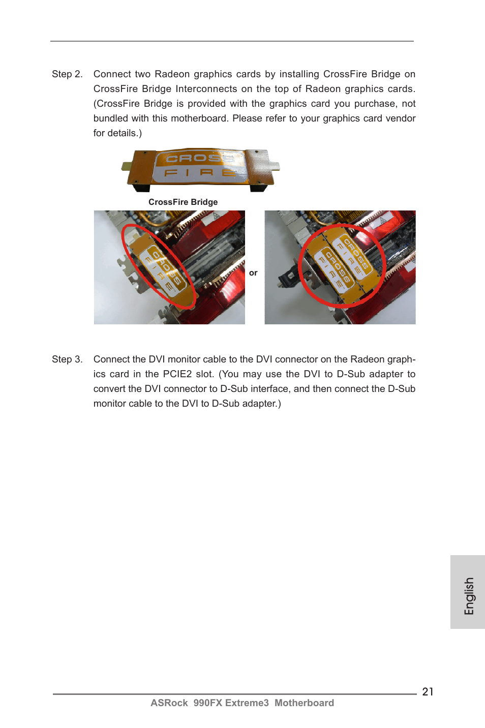 English | ASRock 990FX Extreme3 User Manual | Page 21 / 182