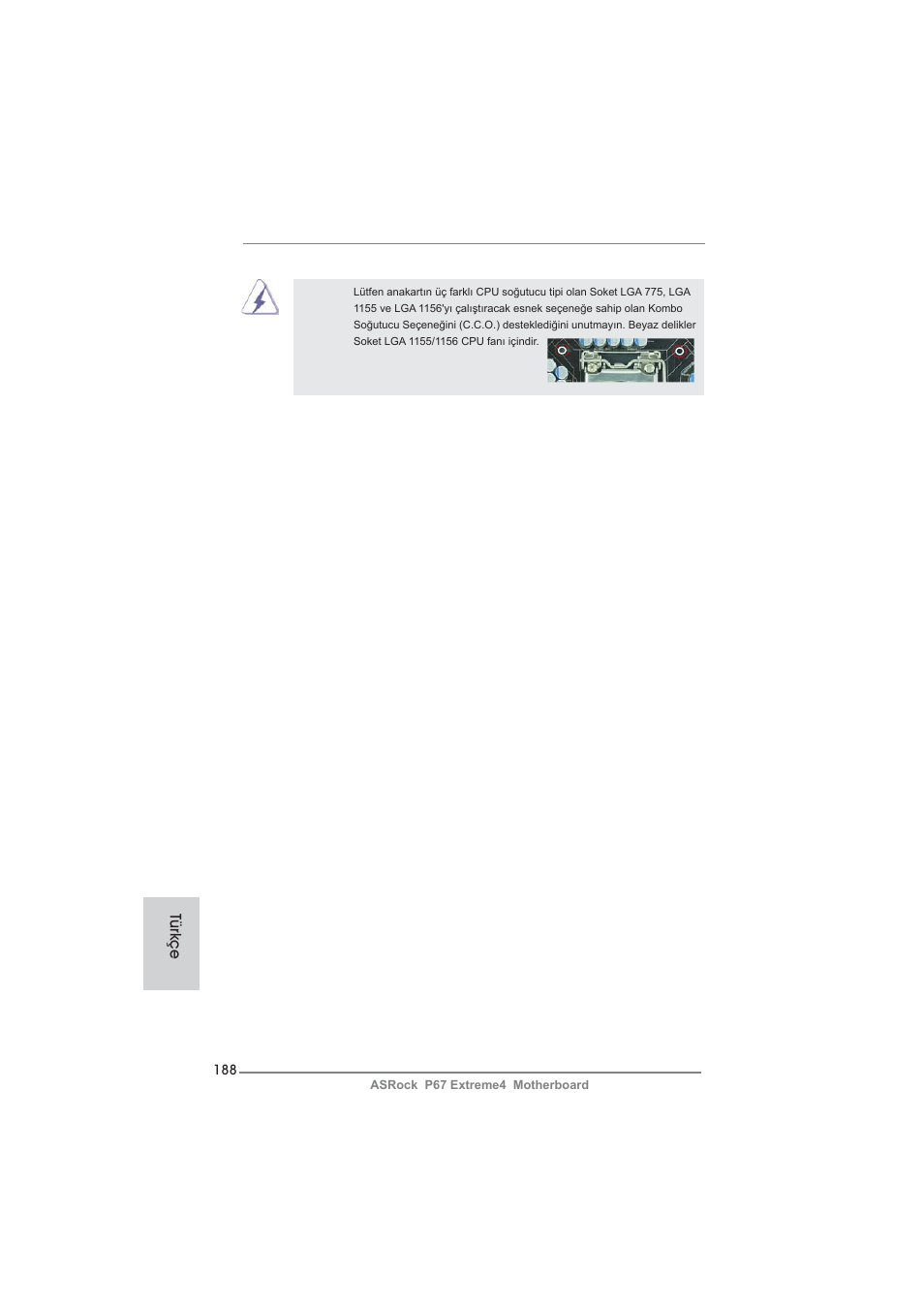 Türkçe | ASRock P67 Extreme4 User Manual | Page 188 / 304