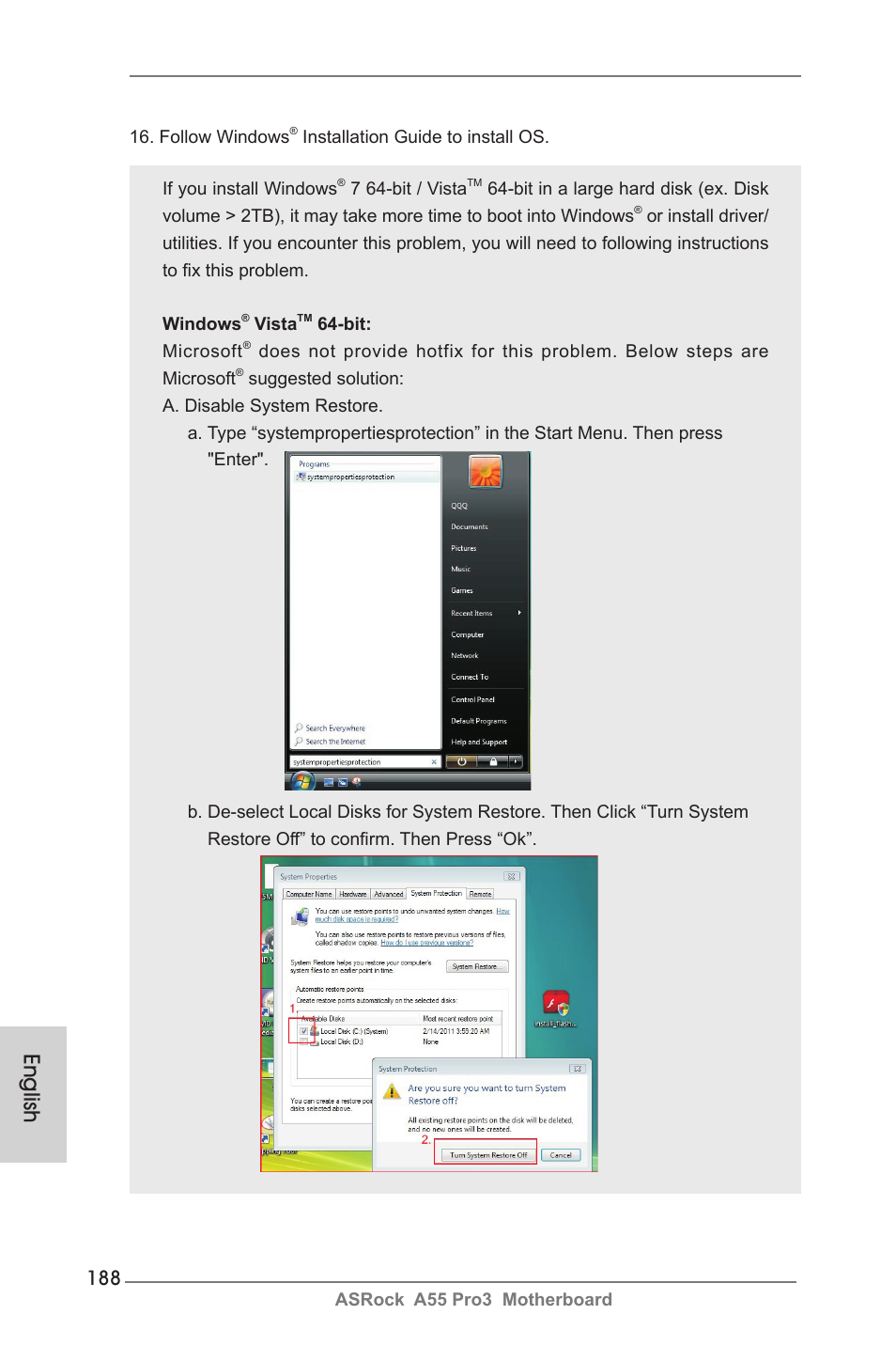 English | ASRock A55 Pro3 User Manual | Page 188 / 190