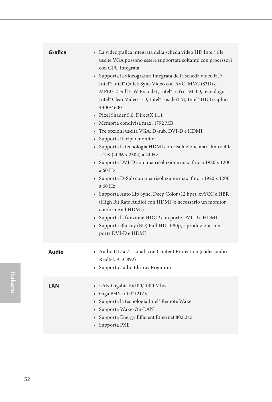Italiano | ASRock Z87 Extreme3 User Manual | Page 54 / 164