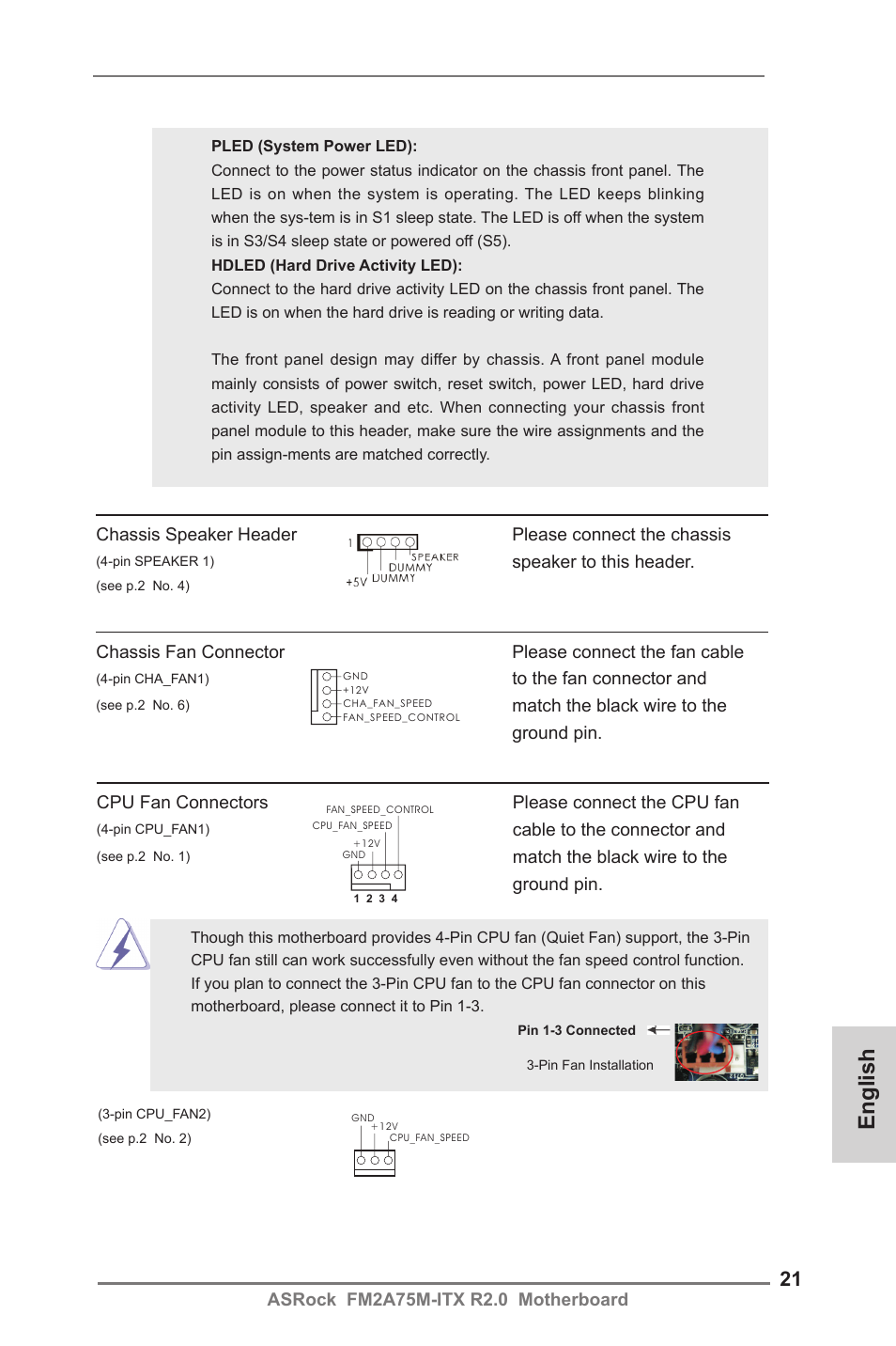 English | ASRock FM2A75M-ITX R2.0 User Manual | Page 21 / 146