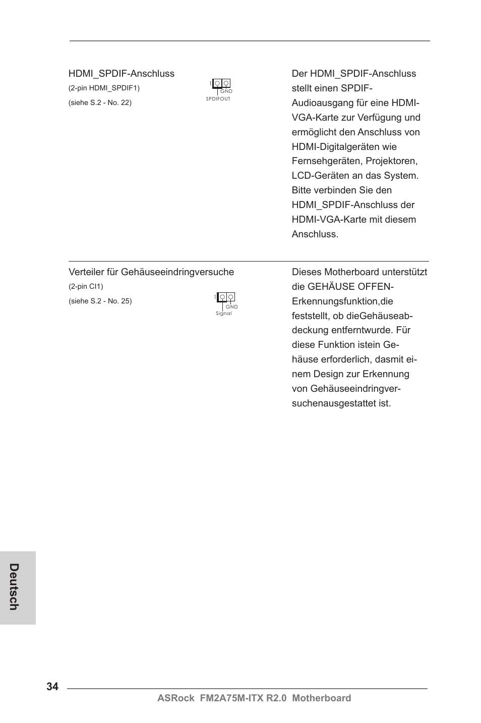 Deutsch | ASRock FM2A75M-ITX R2.0 User Manual | Page 34 / 146