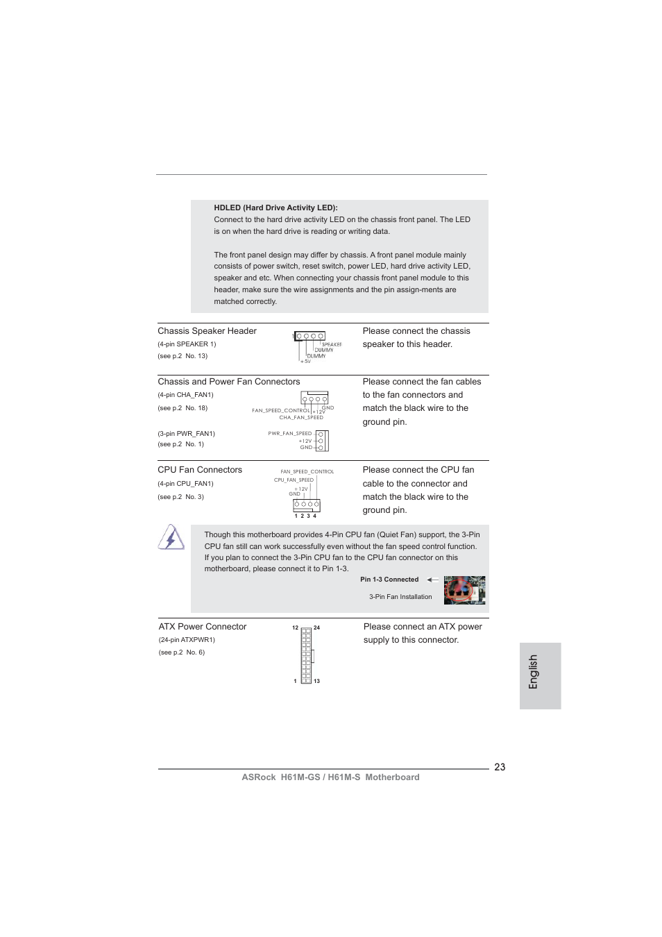 English | ASRock H61M-S User Manual | Page 23 / 162