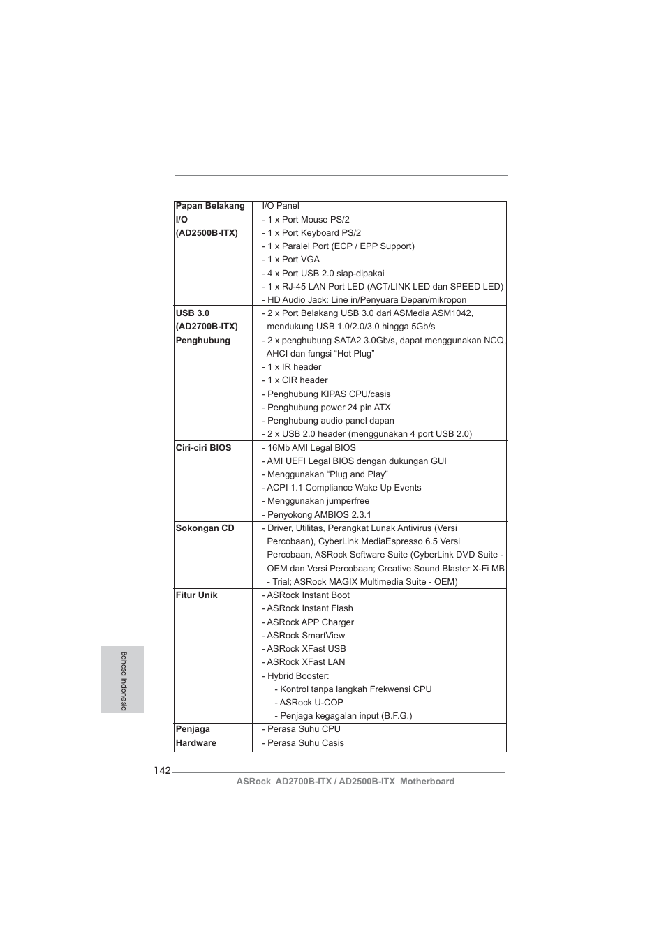 ASRock AD2700B-ITX User Manual | Page 142 / 143