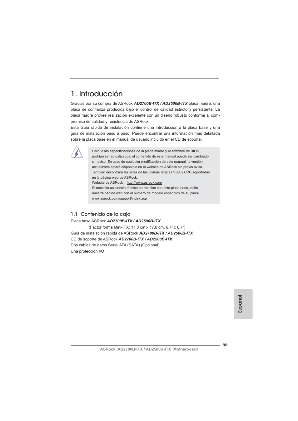 ASRock AD2700B-ITX User Manual | Page 55 / 143