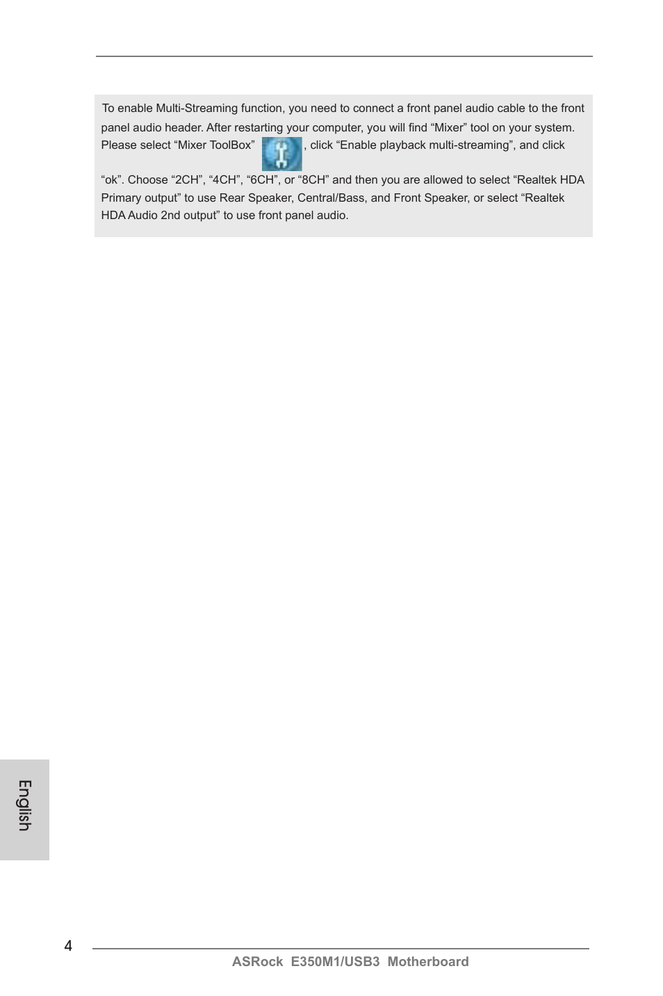 English | ASRock E350M1__USB3 User Manual | Page 4 / 144