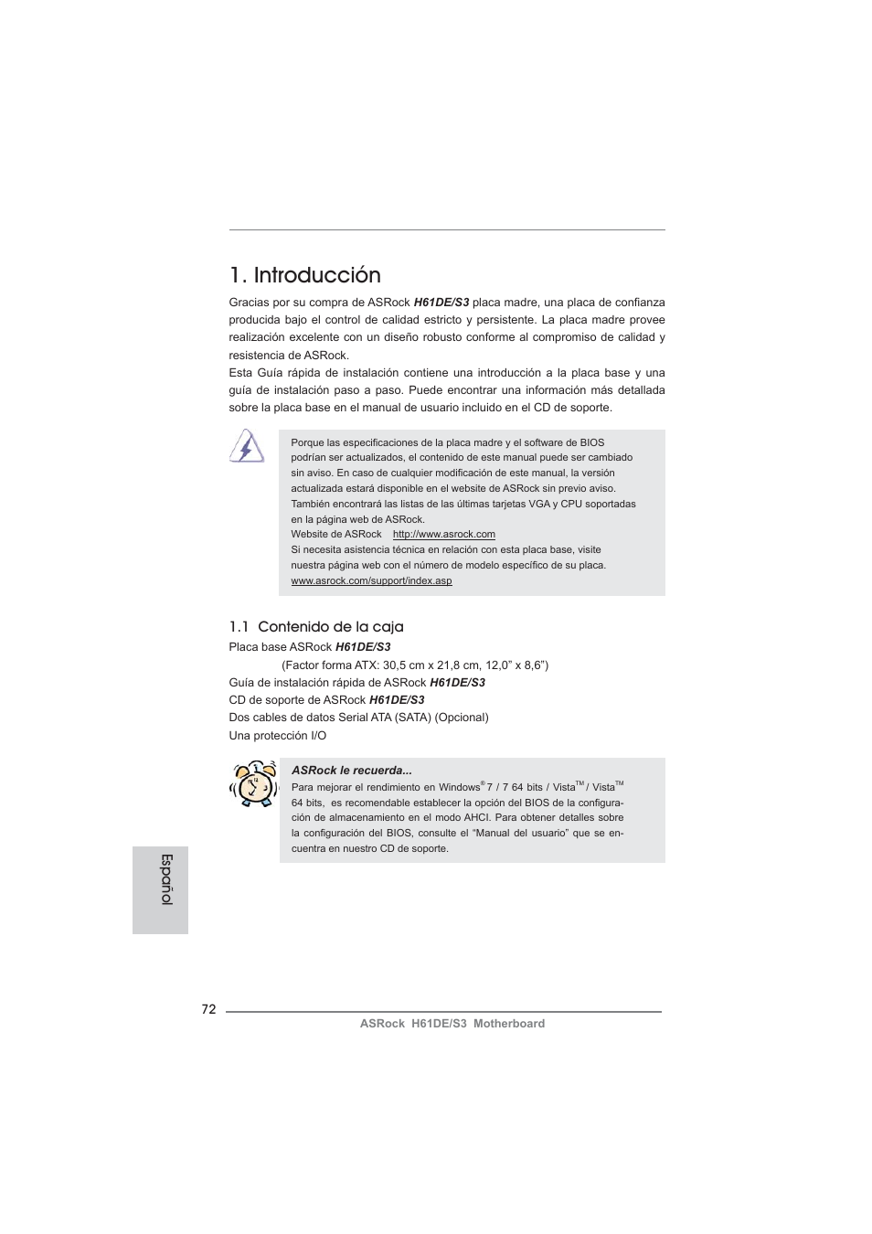 ASRock H61DE__S3 User Manual | Page 72 / 164