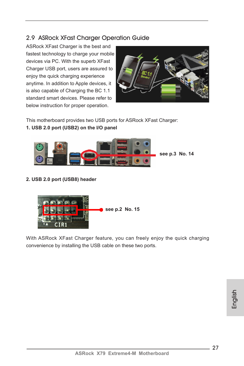 English 2.9 asrock xfast charger operation guide | ASRock X79 Extreme4-M User Manual | Page 27 / 229
