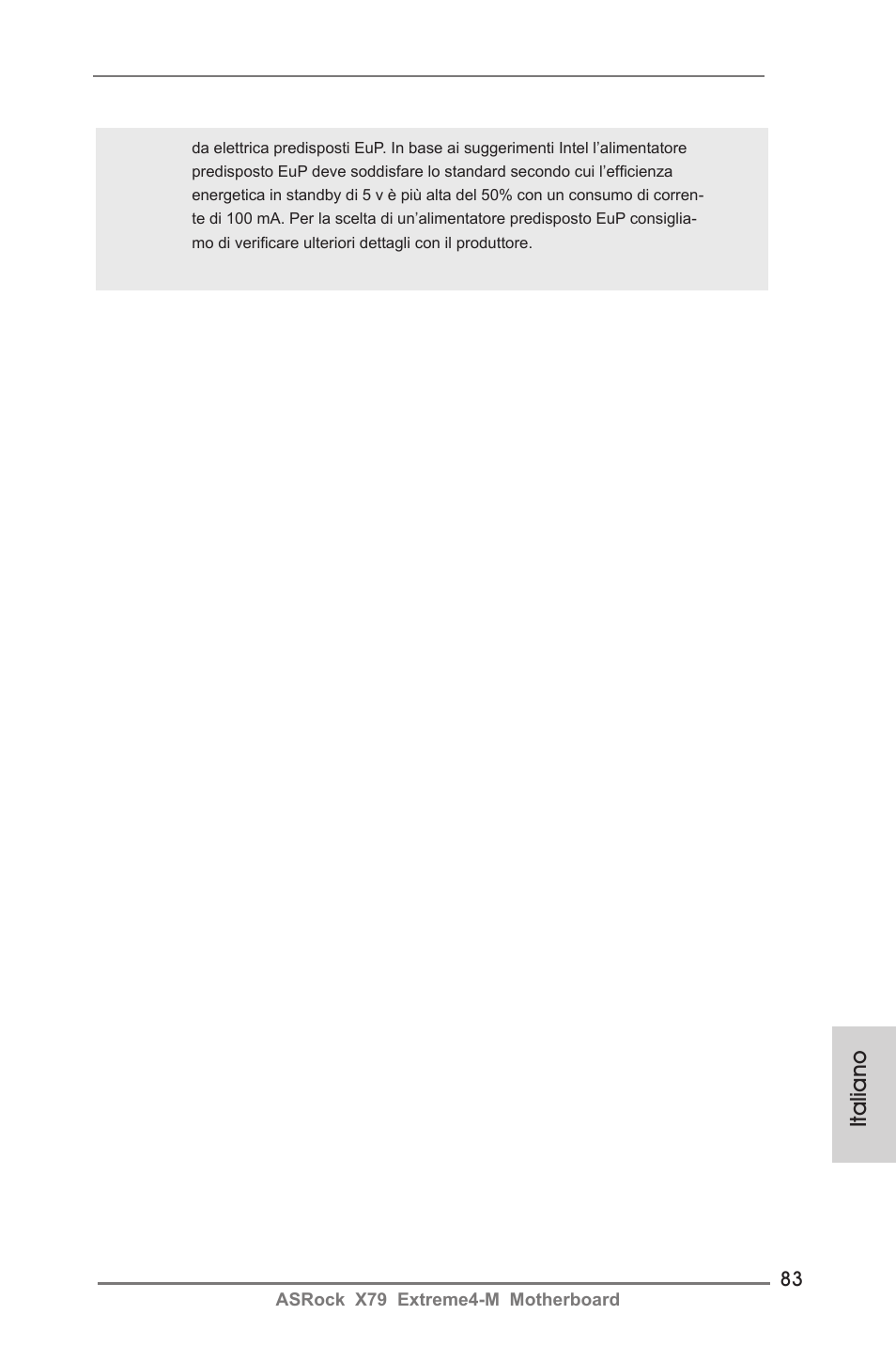 Italiano | ASRock X79 Extreme4-M User Manual | Page 83 / 229