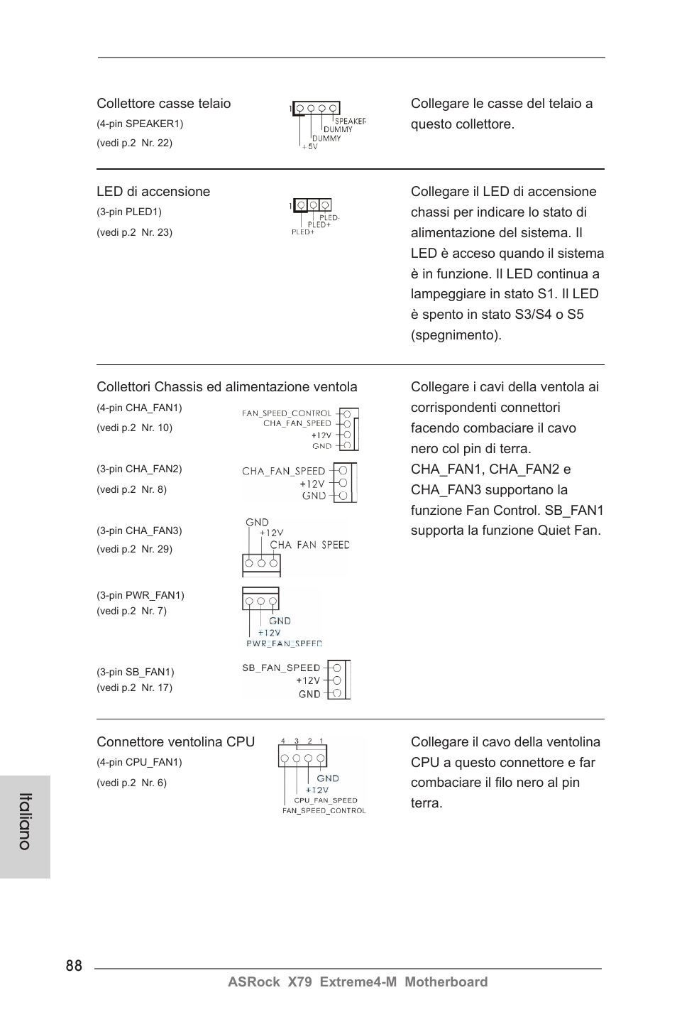 Italiano | ASRock X79 Extreme4-M User Manual | Page 88 / 229