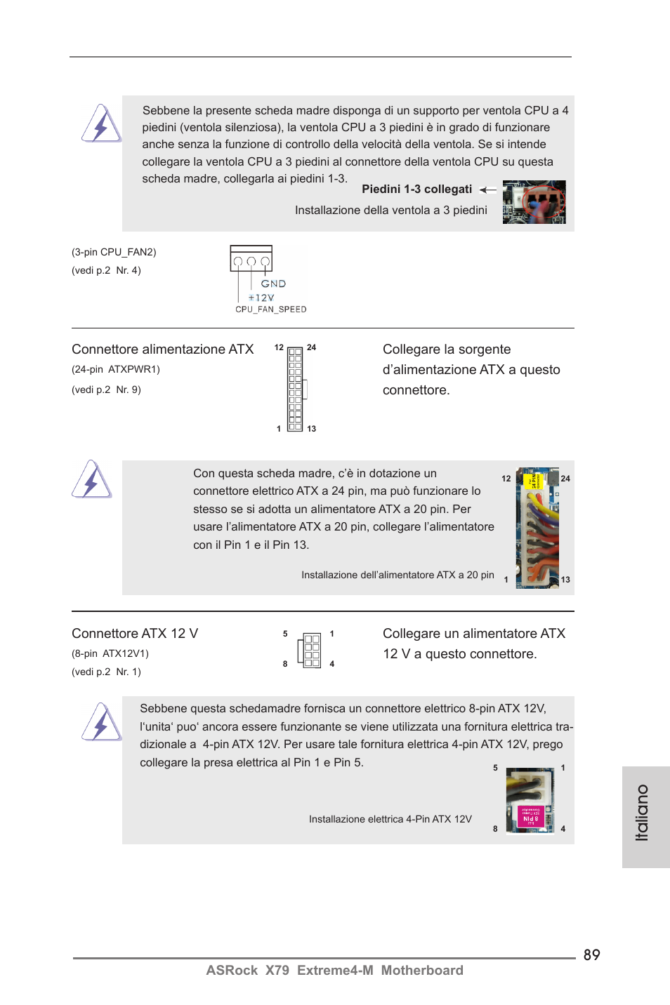 Italiano | ASRock X79 Extreme4-M User Manual | Page 89 / 229