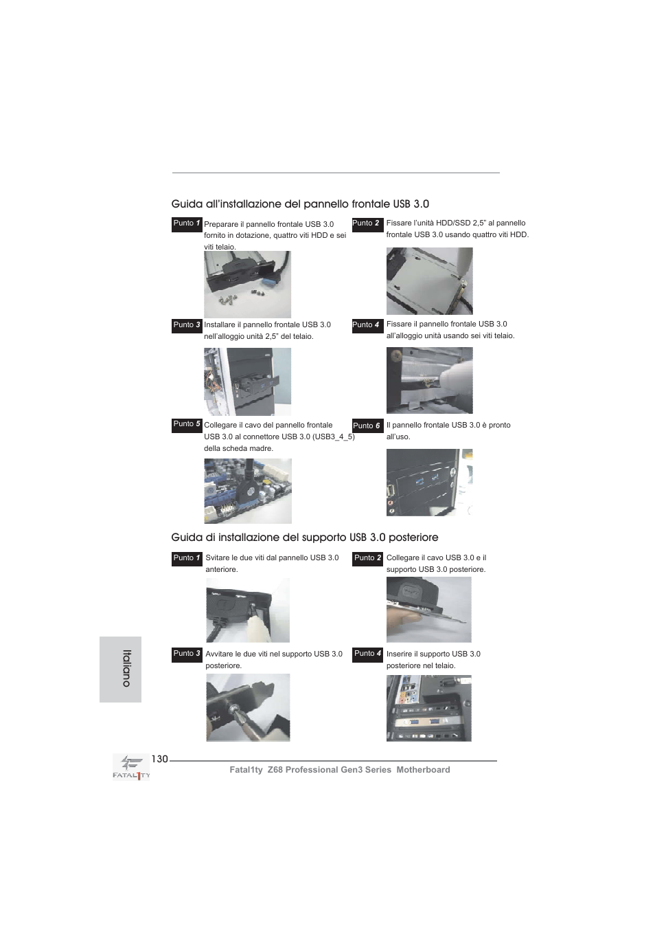 Italiano | ASRock Fatal1ty Z68 Professional Gen3 User Manual | Page 130 / 317