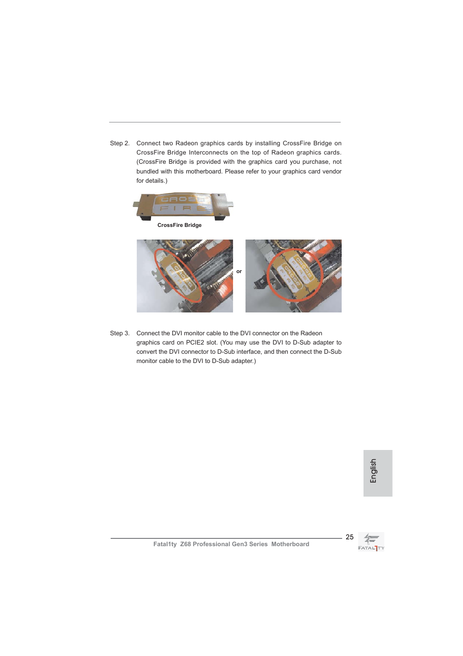English | ASRock Fatal1ty Z68 Professional Gen3 User Manual | Page 25 / 317