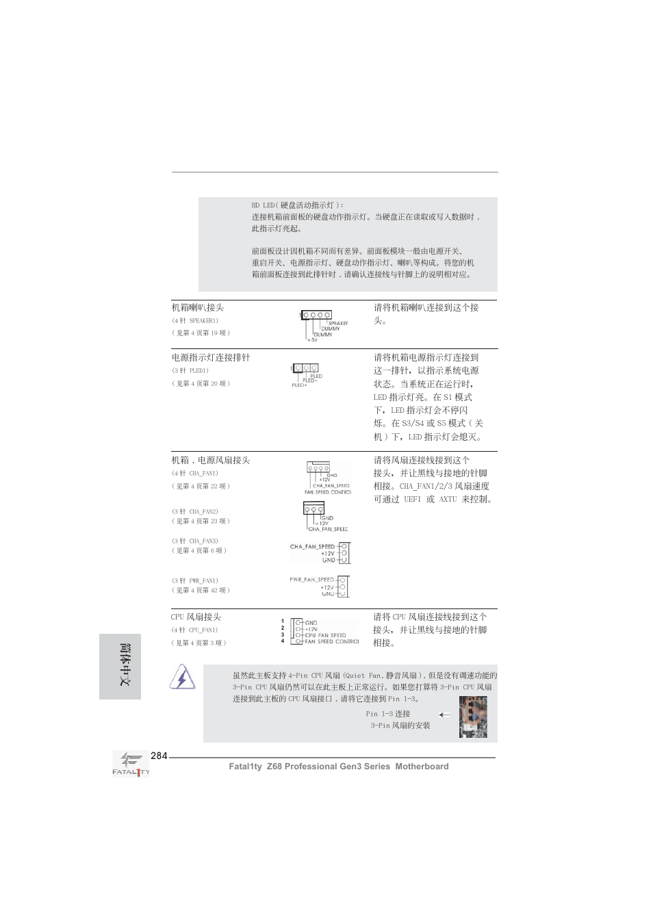 簡體中文 | ASRock Fatal1ty Z68 Professional Gen3 User Manual | Page 284 / 317