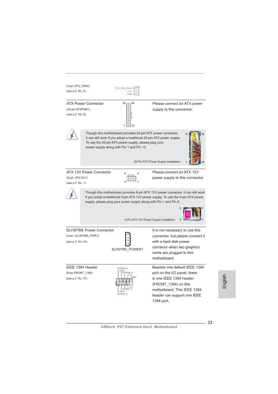 English | ASRock P67 Extreme4 Gen3 User Manual | Page 33 / 304