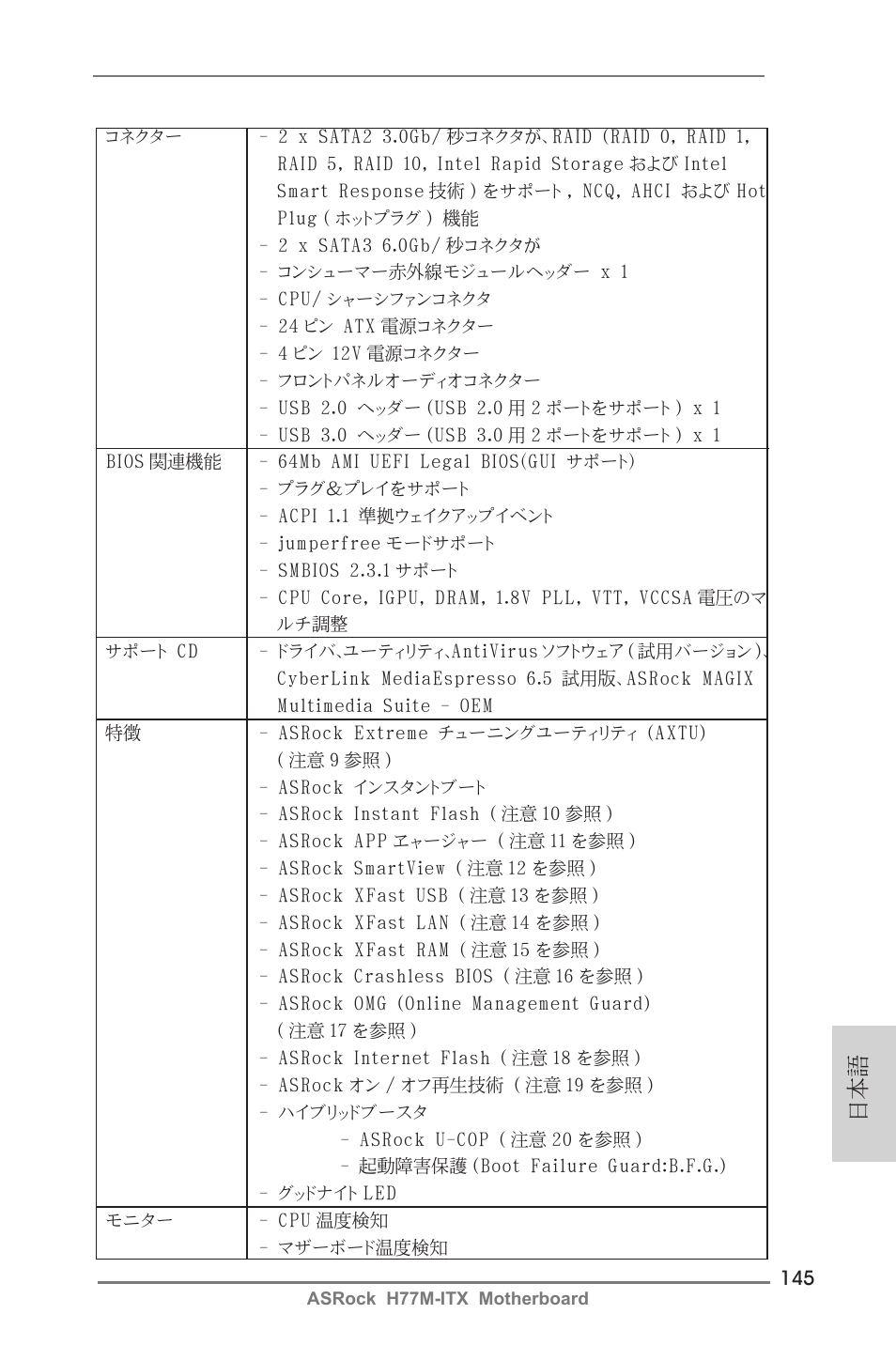 ASRock H77M-ITX User Manual | Page 145 / 190