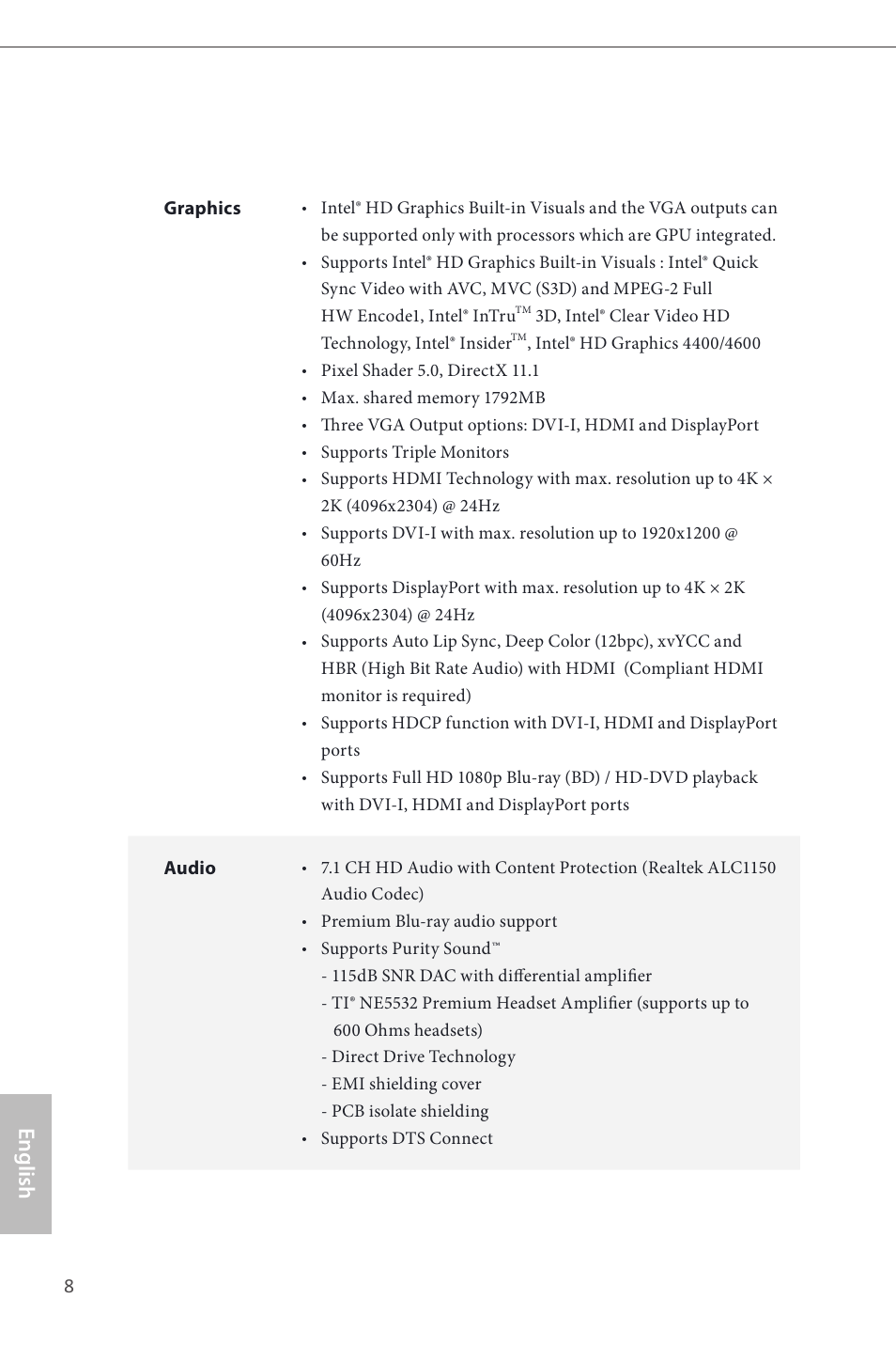 ASRock Z87 Extreme6 User Manual | Page 10 / 196